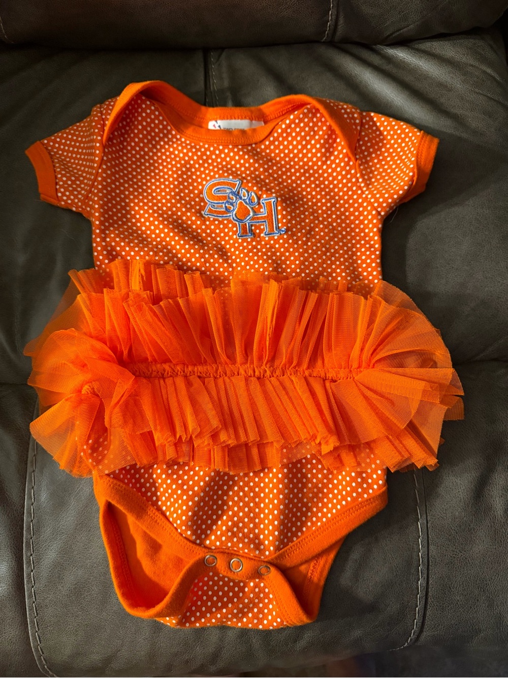 Sam Houston Toddler Tutu Onsie